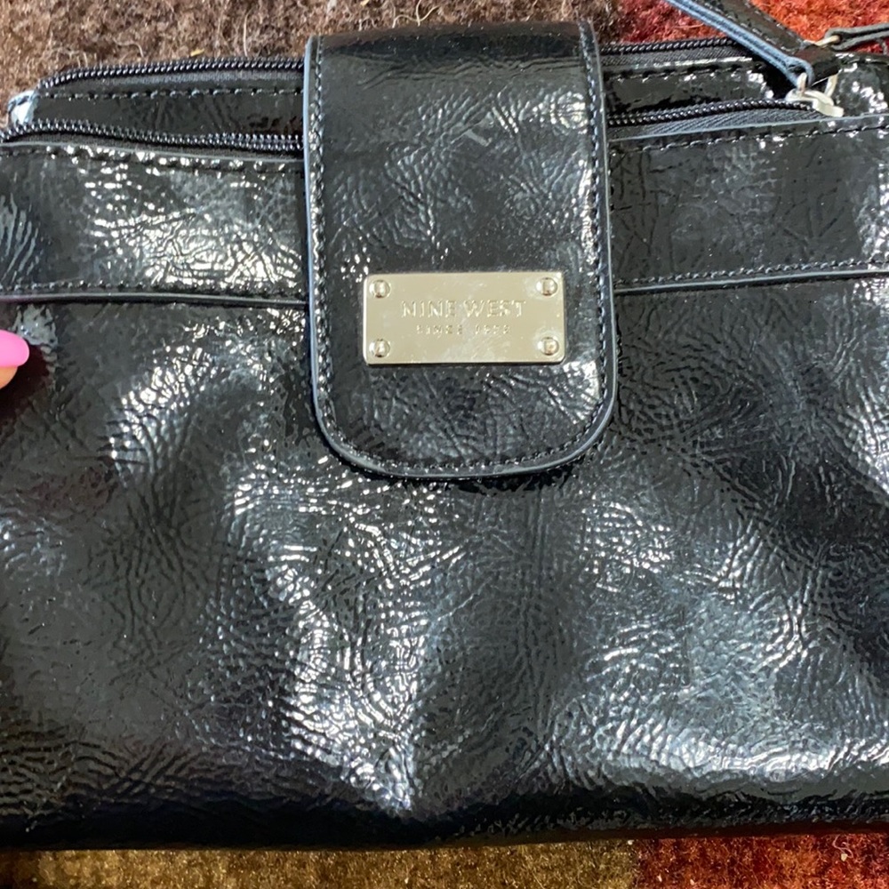Nine West patent leather cross body